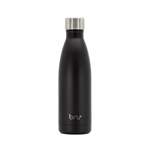 bru bottle black,eco friendly water bottles, eco water bottles, eco bottle, environmentally friendly water bottle