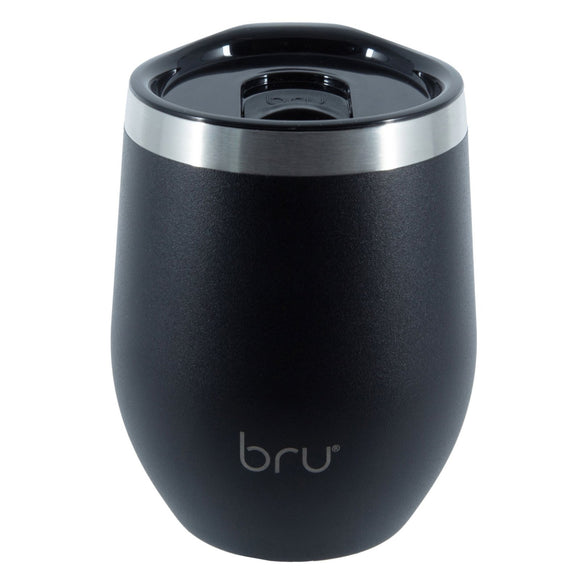 bru cup black, thermal cup, insulated cup, insulated coffee mug, insulated mug, insulated coffee cup