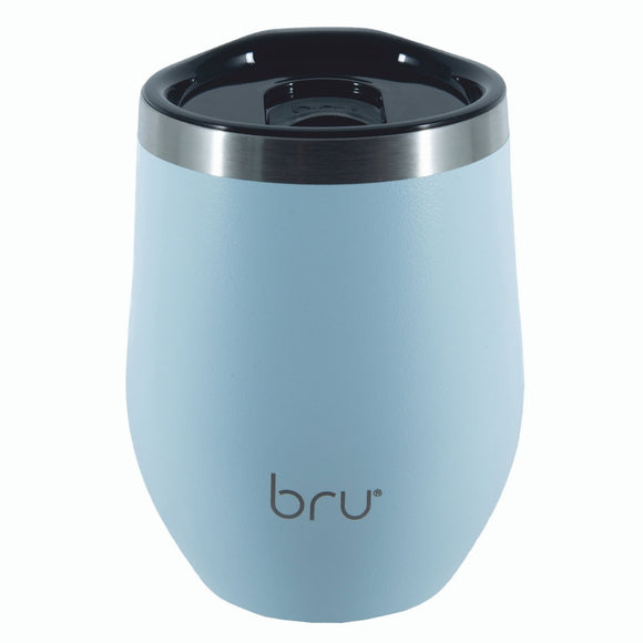 bru cup baby blue, blue echo, thermal cup, insulated cup, insulated coffee mug, insulated mug, insulated coffee cup