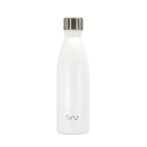 reusable water bottle white,keep cold water bottle, vacuum water bottle, double walled water bottle