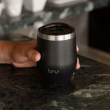 bru cups lid, bru replacement lid, bru coffee cup lid, bru spare lid, tritan lid, bru cups black lid